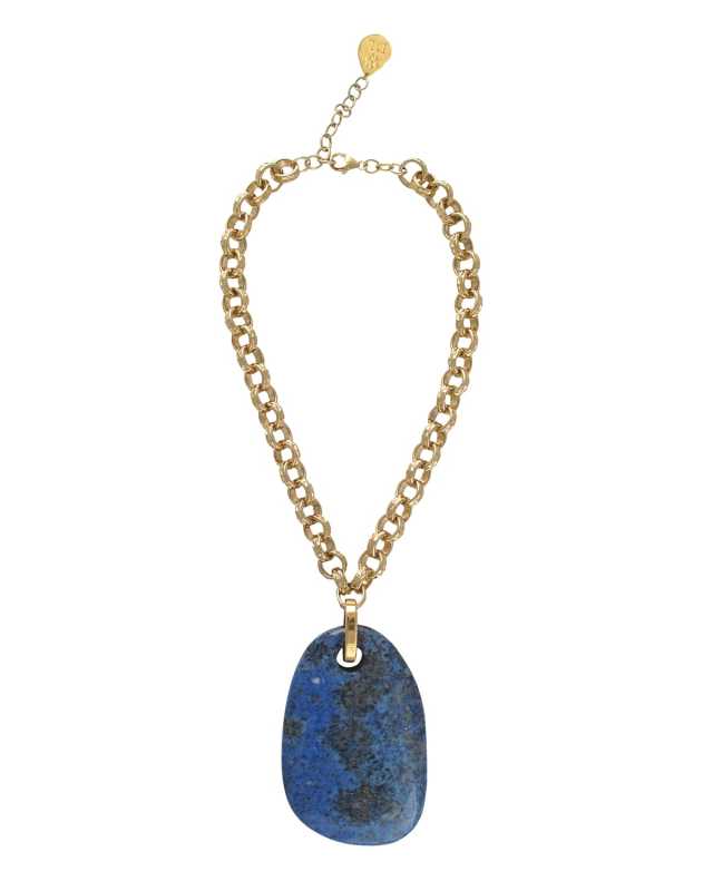 Blue Lapis Pendant Necklace