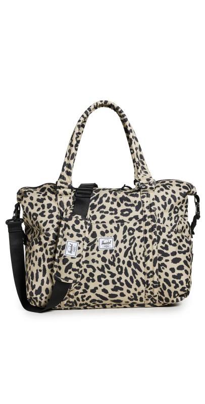 Herschel Supply Co. Strand Duffle Diaper Bag Leopard Wav