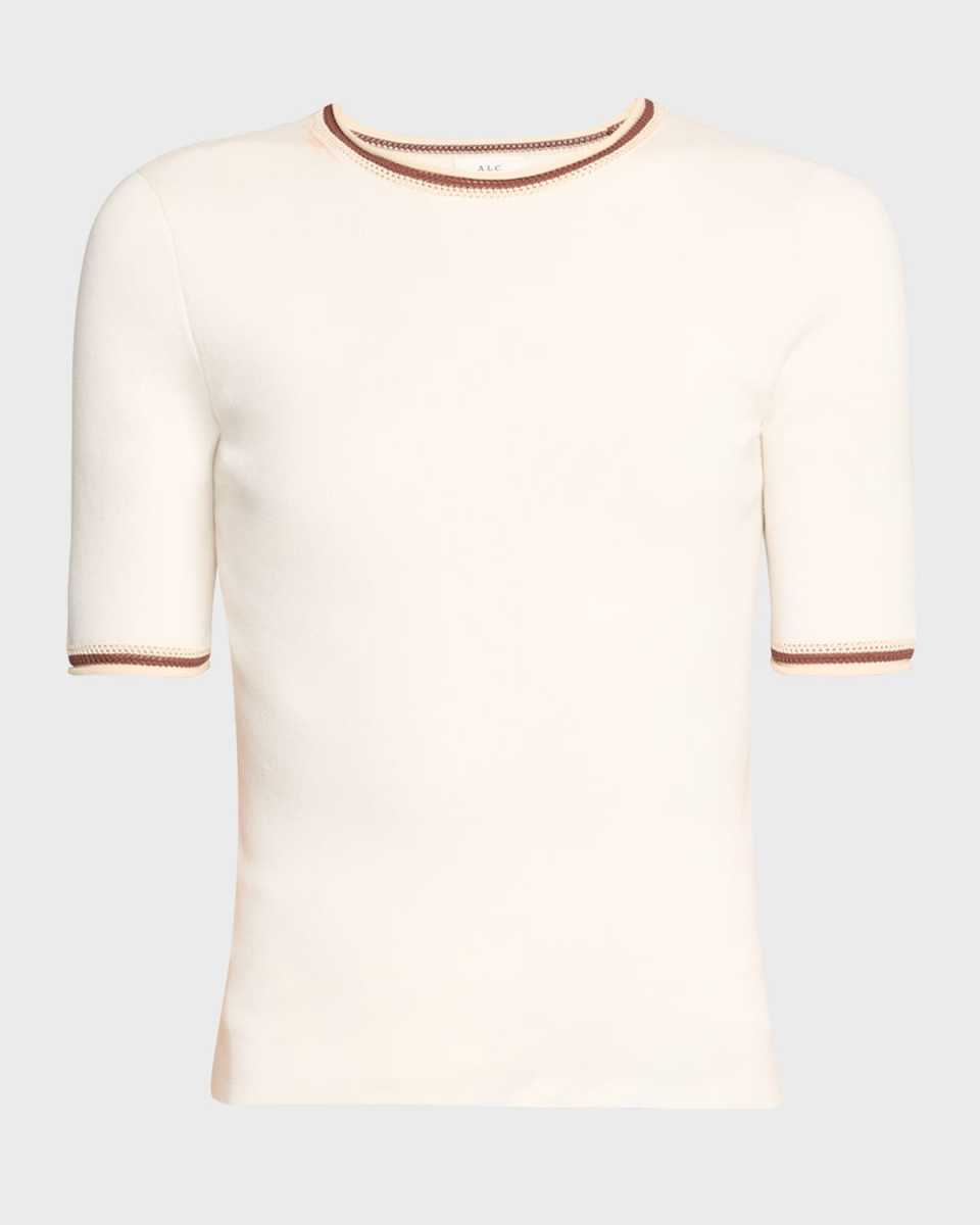 Janie Knit Short-Sleeve Top