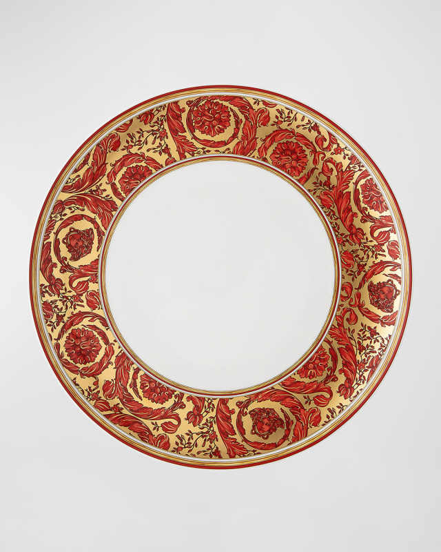 Medusa Garland Red Dinner Plate