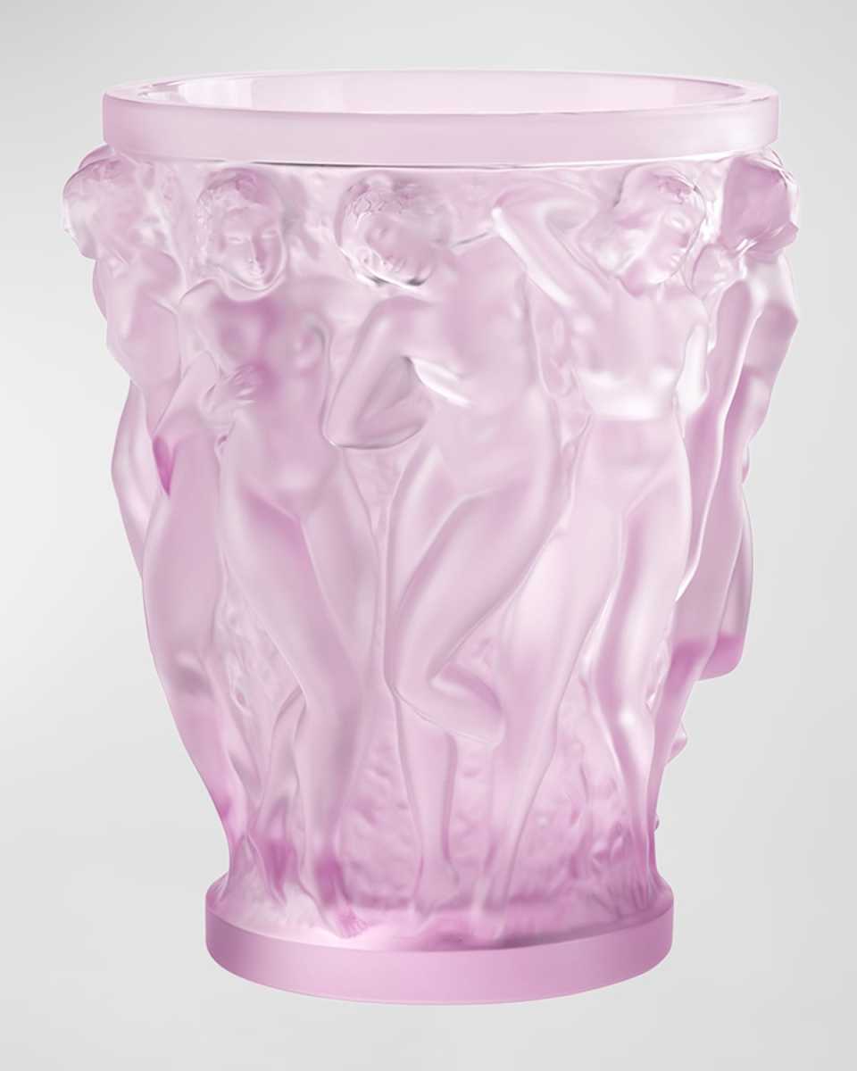 Bacchantes Pink Luster Vase