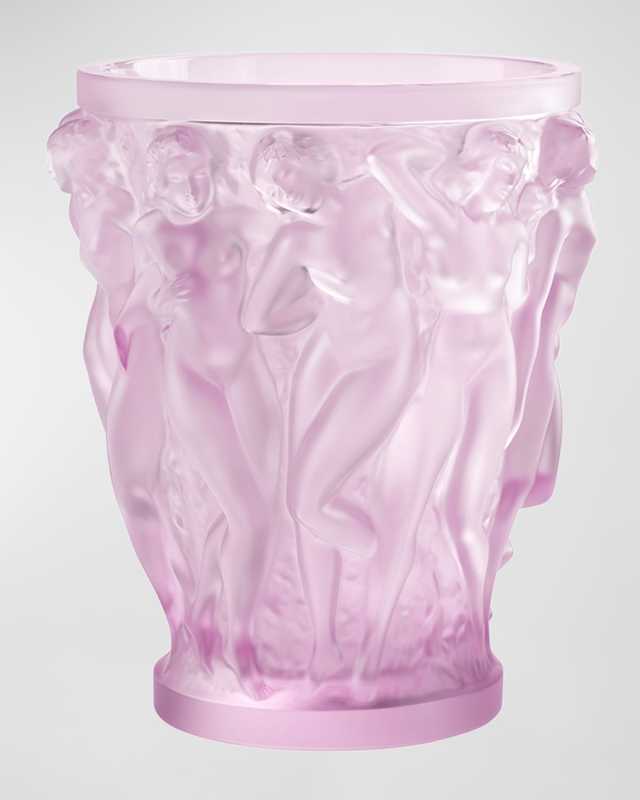 Bacchantes Pink Luster Vase