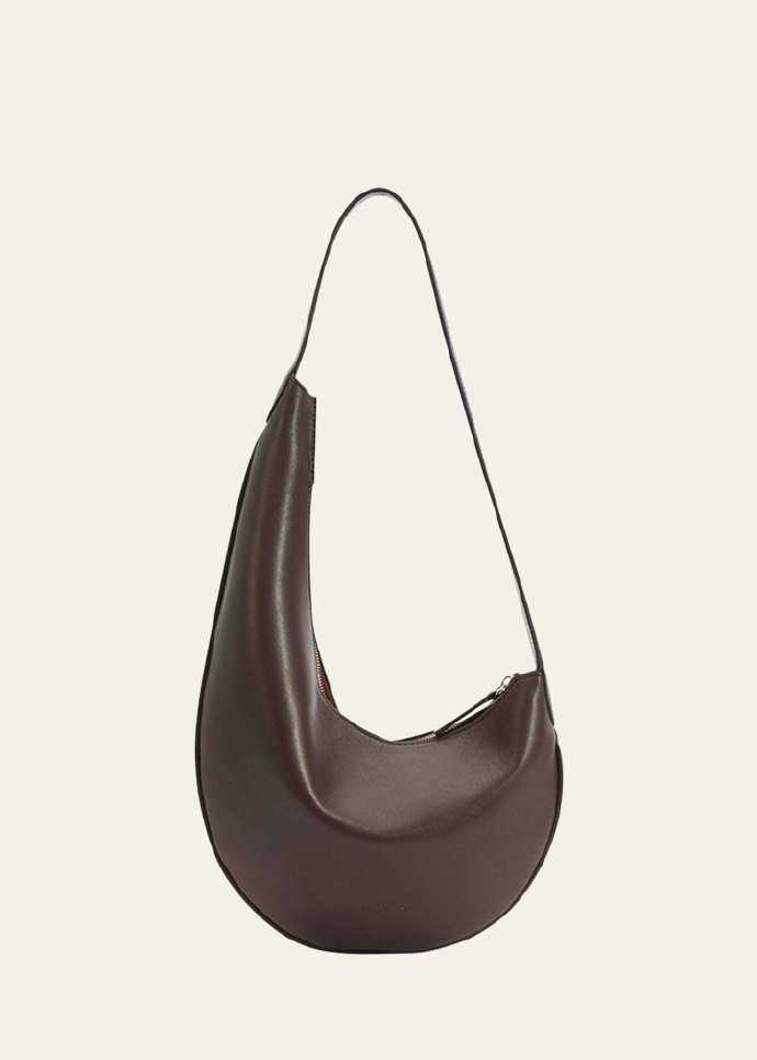 AESTHER EKME Lune Mini Zip Calfskin Hobo Bag
