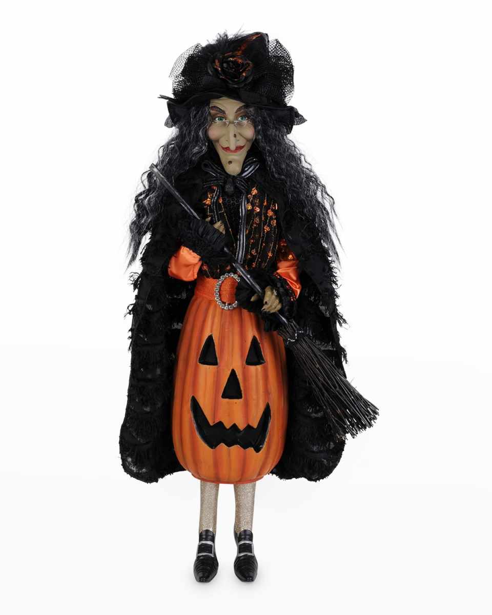 Halloween Pumpkin Body Witch Decor