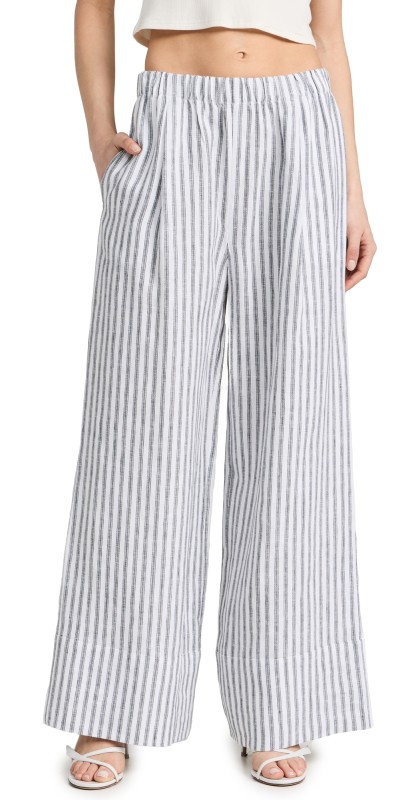 Reformation Fernando Pants Antibes Stripe