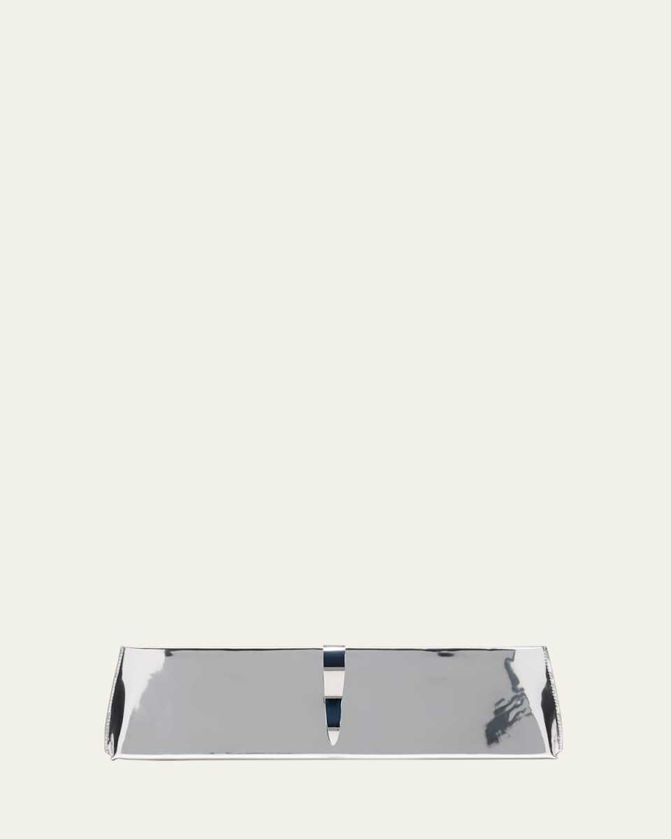 Ruth Mini Leather Long Clutch Bag