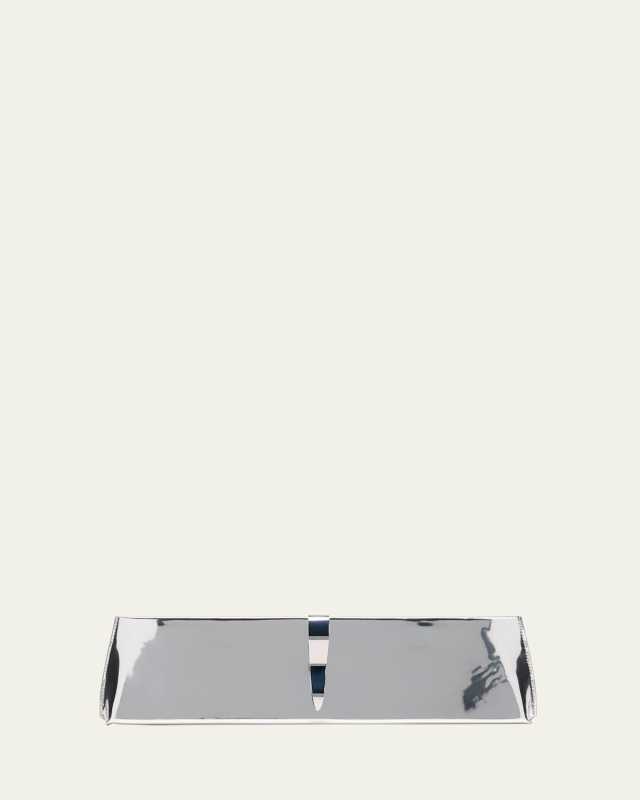 Ruth Mini Leather Long Clutch Bag