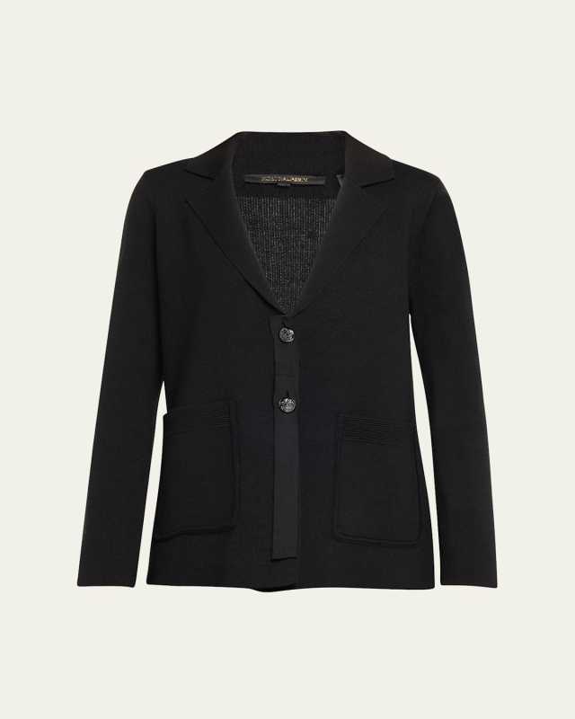 Clove Two-Button Cardigan Sweat