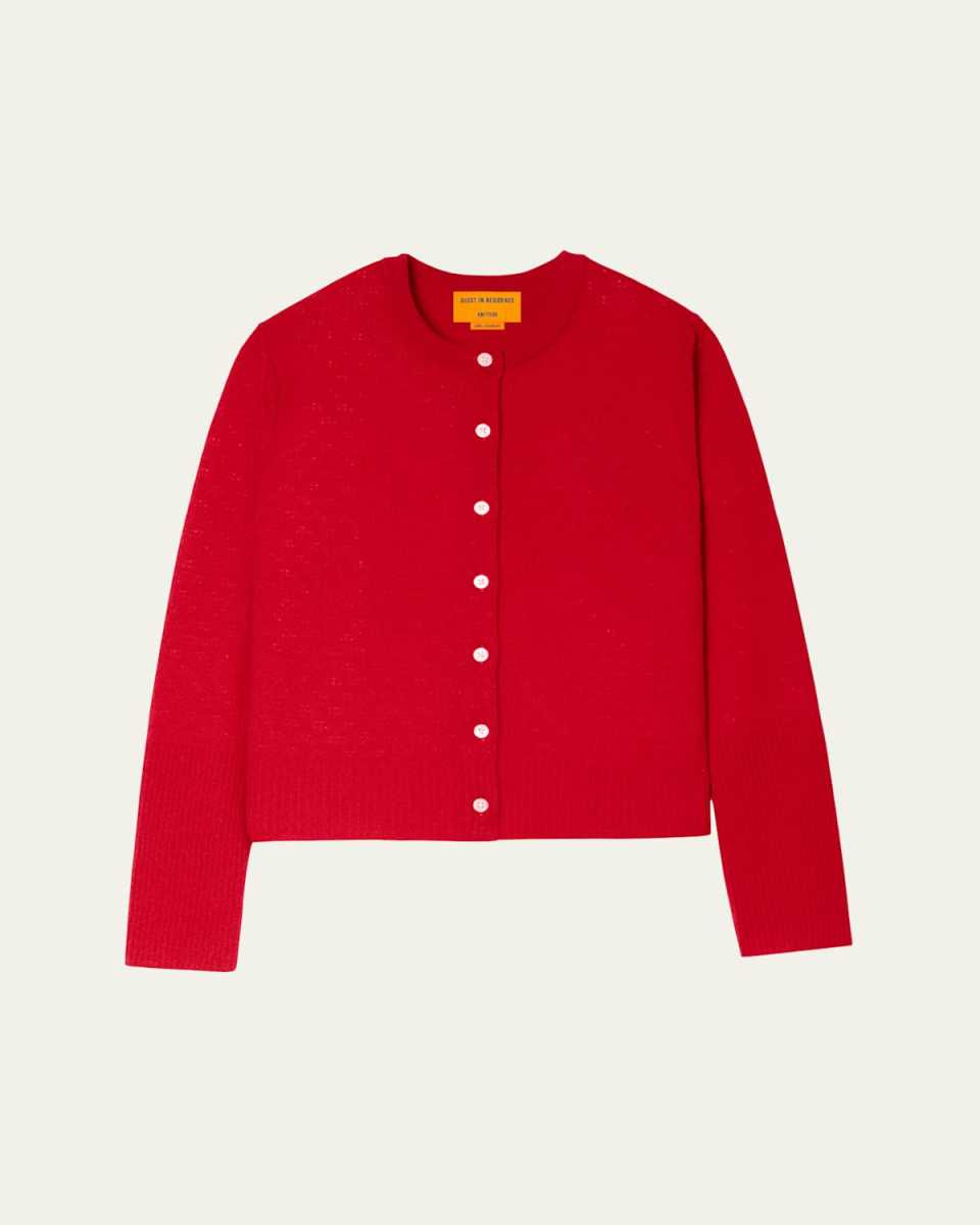 Jane Pointelle Cashmere Cardigan