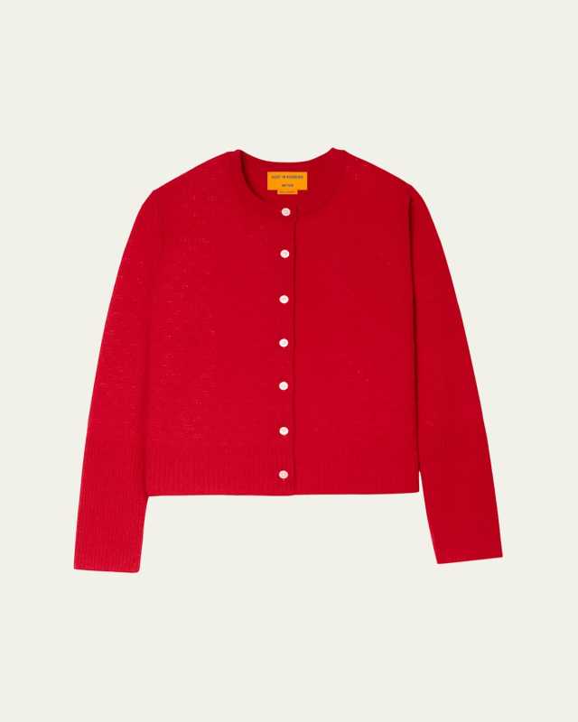 Jane Pointelle Cashmere Cardigan