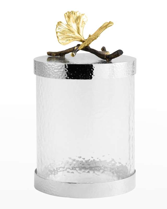 Butterfly Ginkgo Canister, Small