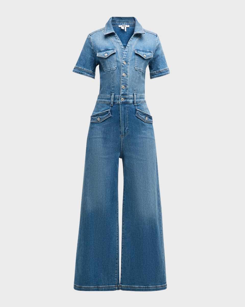 Harper Denim Ankle Jumpsuit