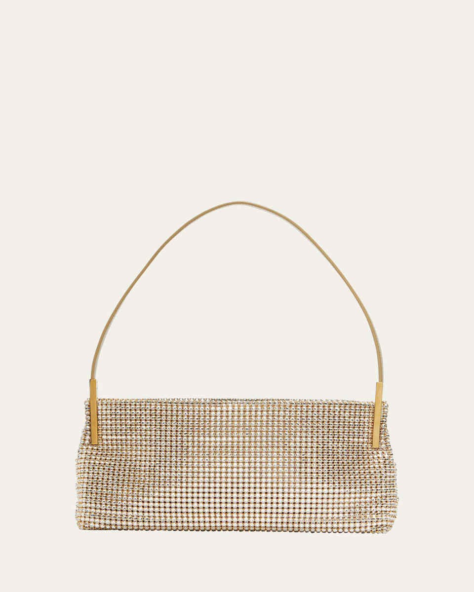 Suzanne Small Shoulder Bag in Strass