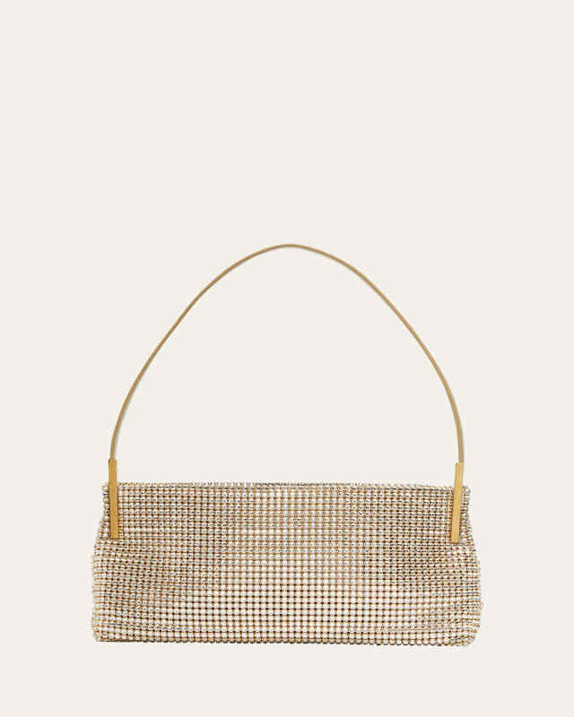 Suzanne Small Shoulder Bag in Strass