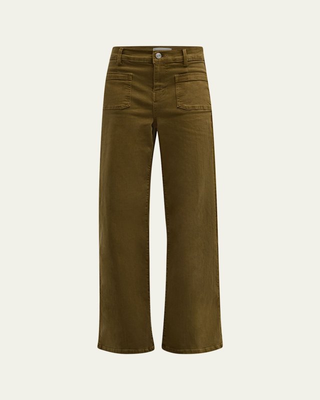 Le Slim Palazzo Bardot Pocket Jeans