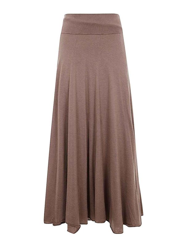 Extreme Cashmere Jupe Midi - Roug