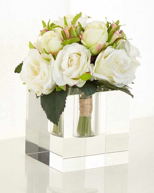 "Diamonds & Roses" Faux Floral
