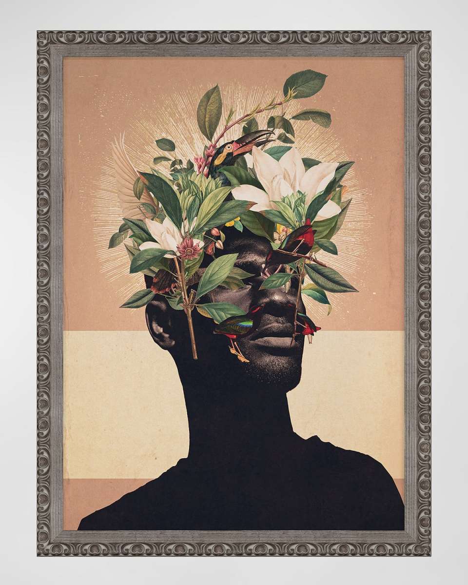 "Birds Are My Real Origin" Framed Print by Frank Moth, 21" x 28"