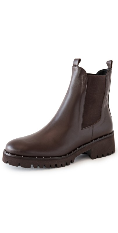 Freda Salvador Brooke Chelsea Boots Dark Brown