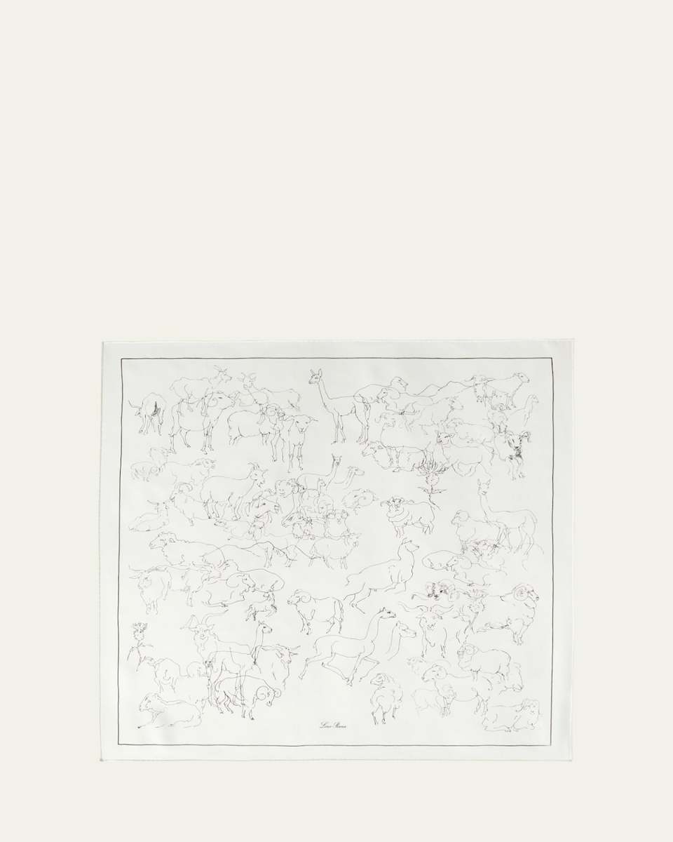 The Art of the Finest Fibers Silk Scarf