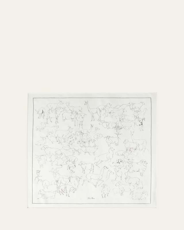 The Art of the Finest Fibers Silk Scarf