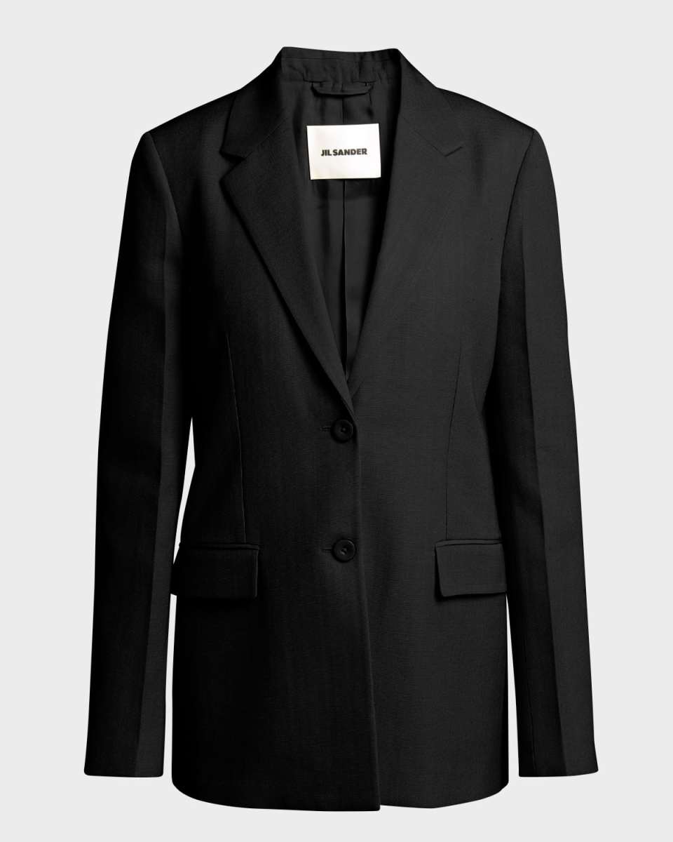 Single-Breasted Blazer Jacket