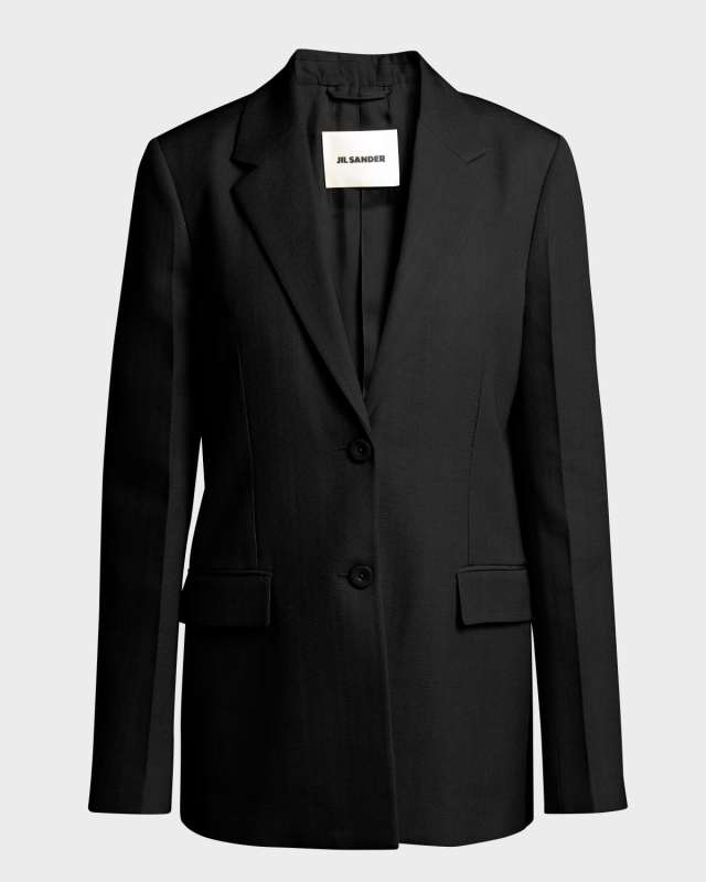 Single-Breasted Blazer Jacket