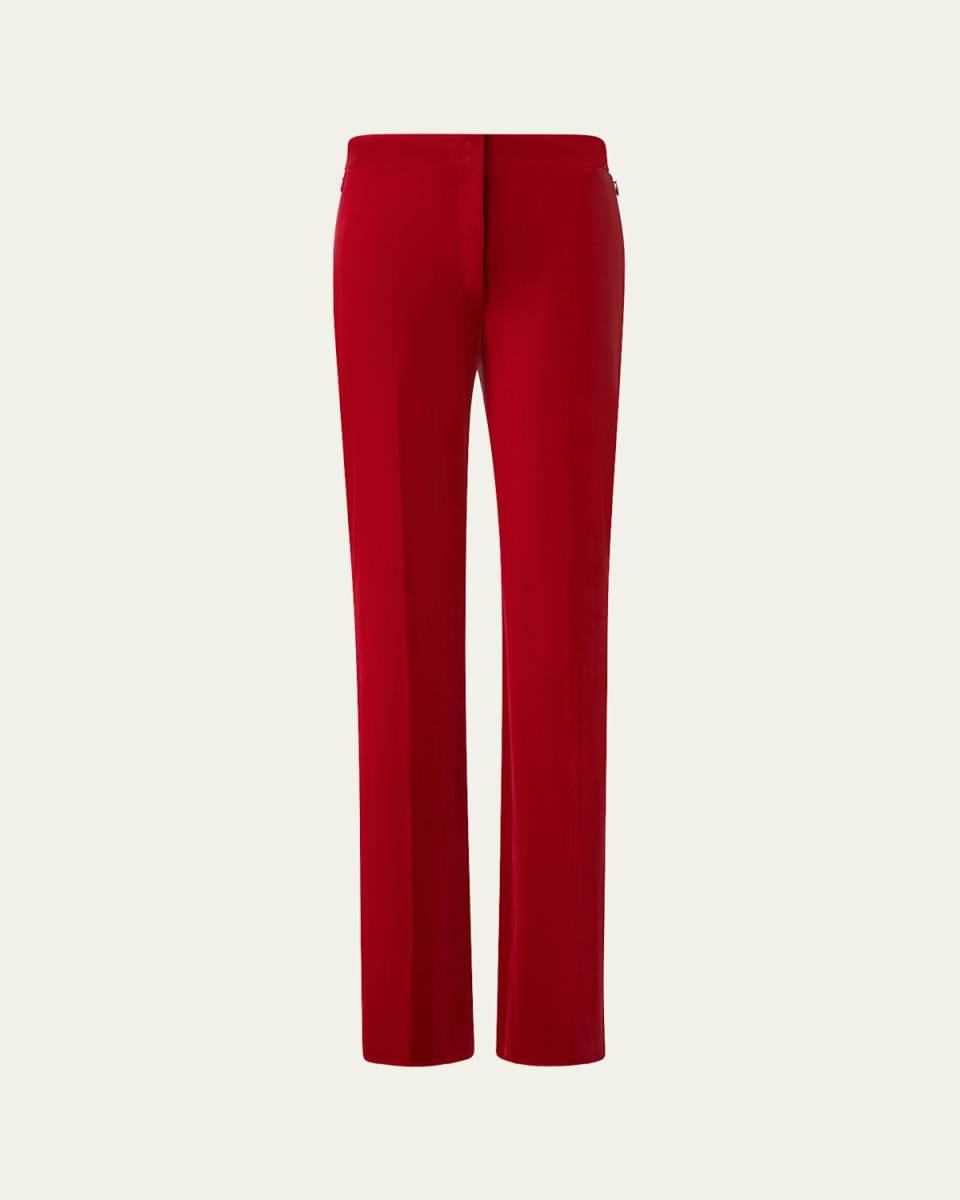 Carl Velvet Straight Leg Pants