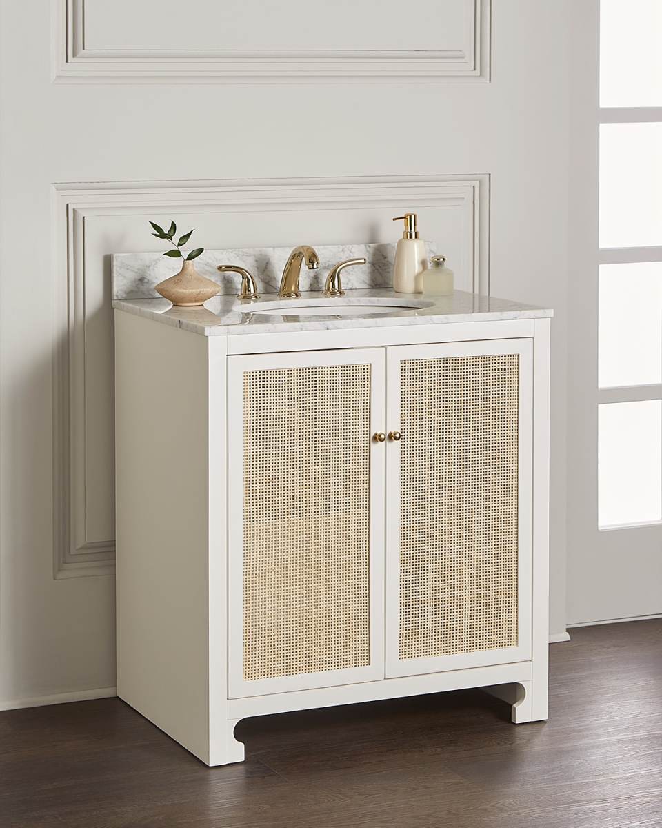 Ginne Cane Bath Vanity