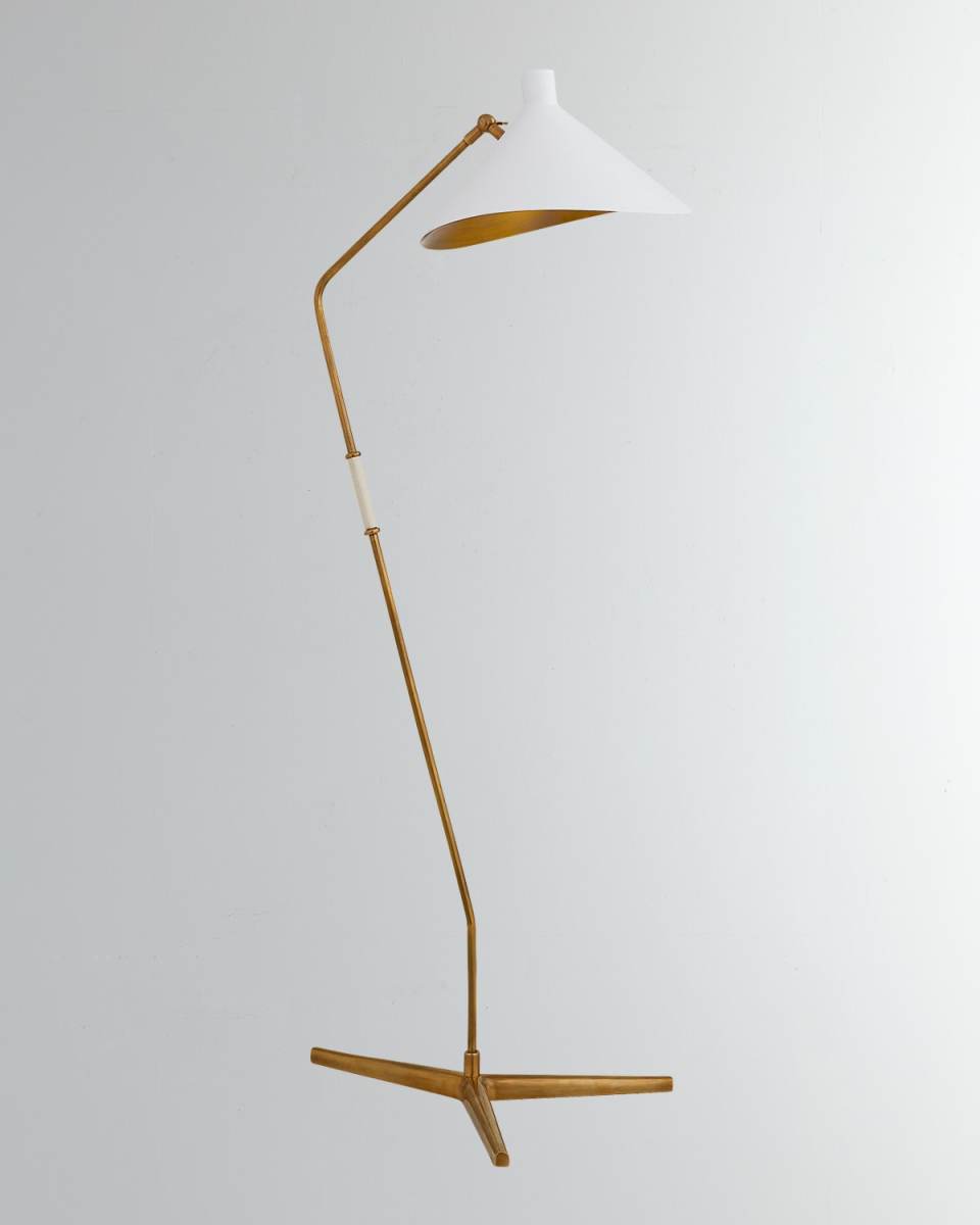 Mayotte Large Offset Floor Lamp By AERIN