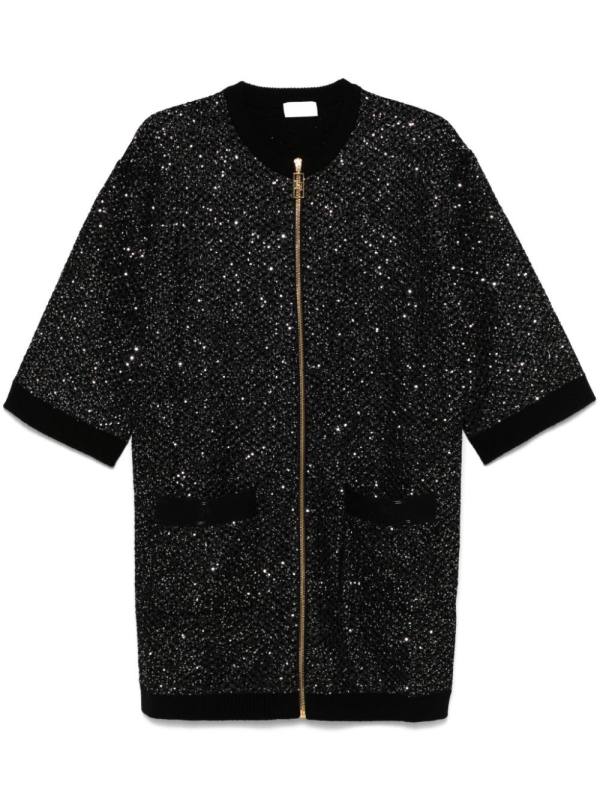 sequin-embellished mini dress