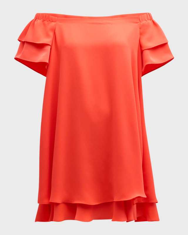 Piper Off-Shoulder Ruffle Mini Dress