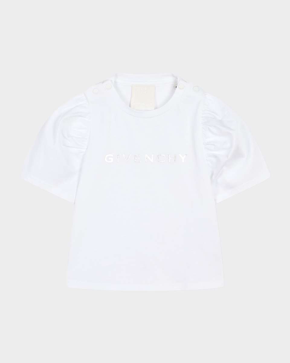 Girl's Contrast Logo-Print T-Shirt, Size 12M-3