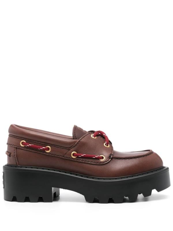 leather loafers
