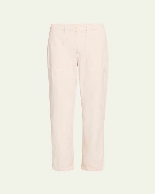 Kennedy Cotton Canvas Straight-Leg Trousers
