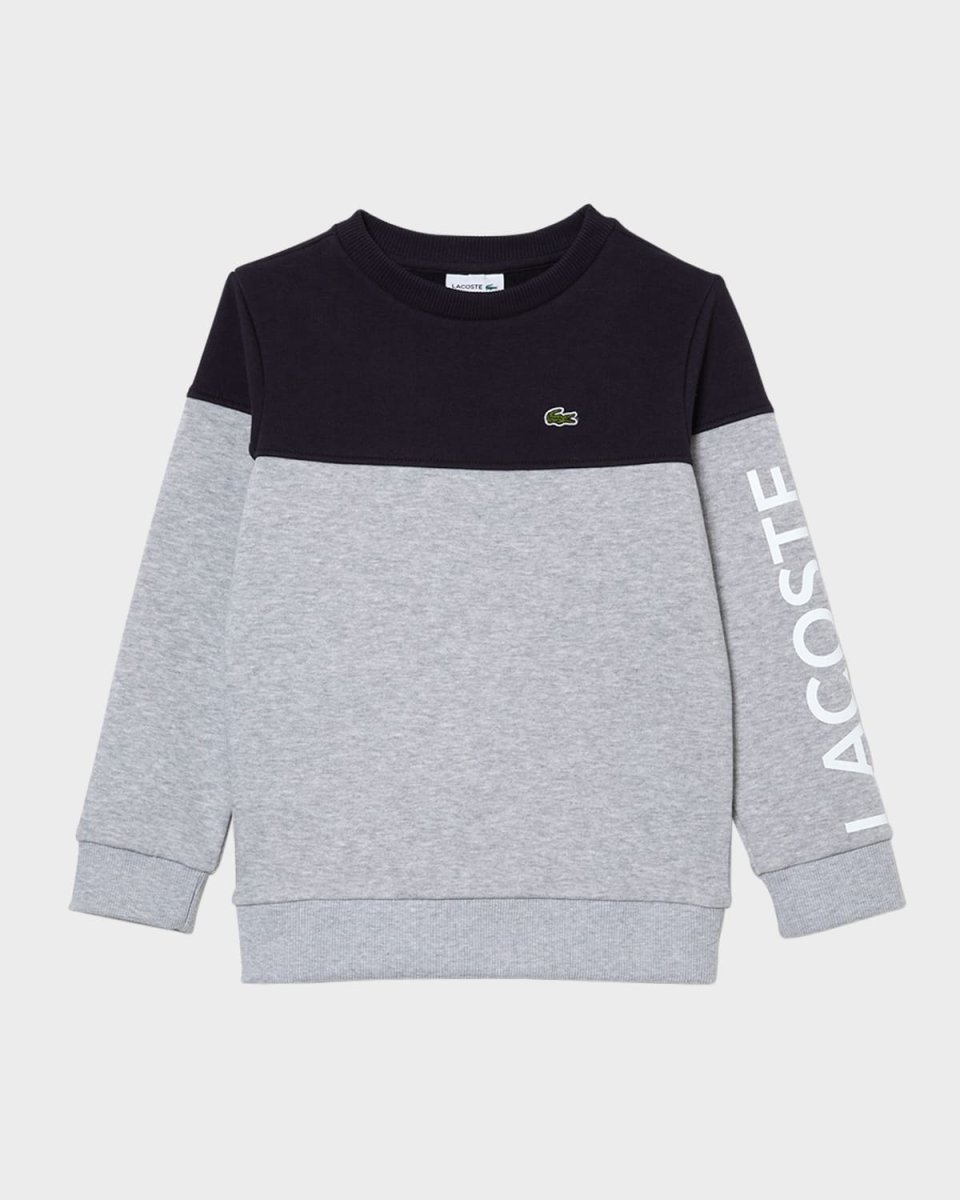 Boy's Two-Toned Logo-Print Sweatshirt, Size 2-8