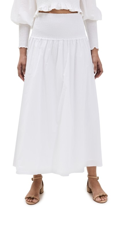 Hill House Home The Delphine Nap Skirt White