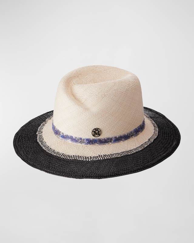 Virginie Fedora W/ Floral Ban