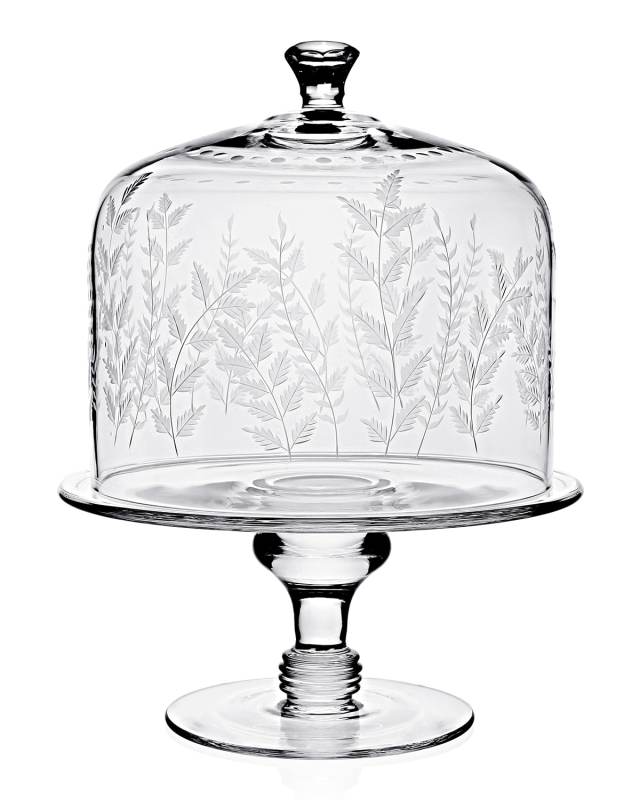 Fern Cake Stand & Dome