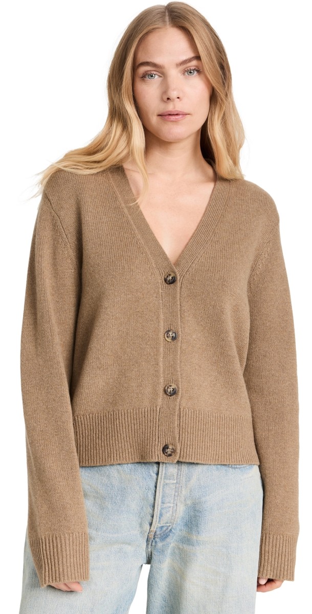 Jenni Kayne Cashmere Collette Cardigan Doe