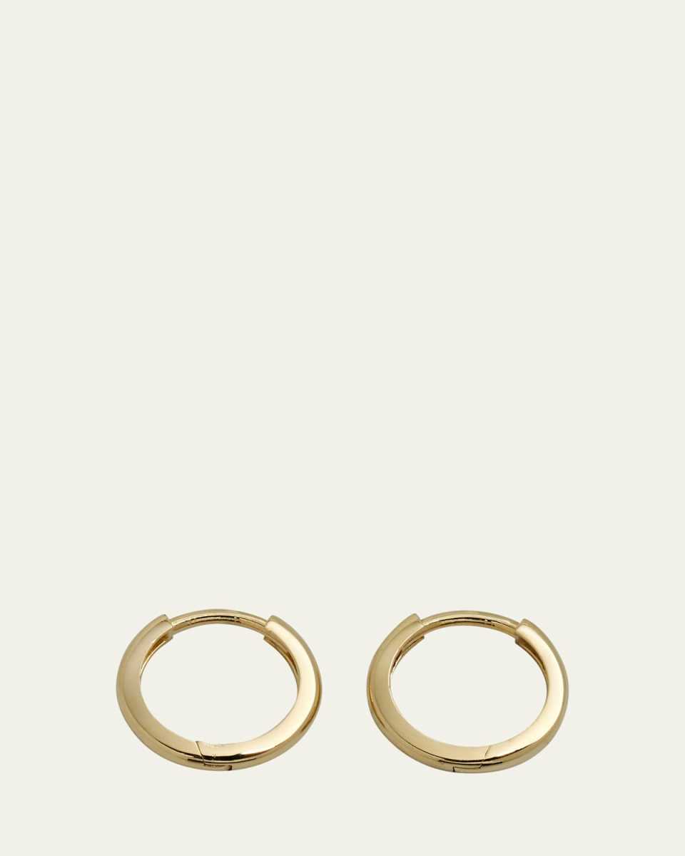 14k Gold Small Huggie Earrings