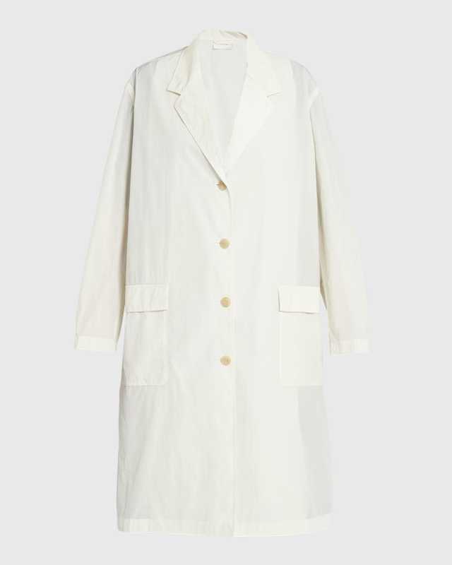Adan Single-Breasted Long Coat