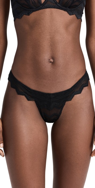 Coco de Mer Margot Brazilian Knickers Black