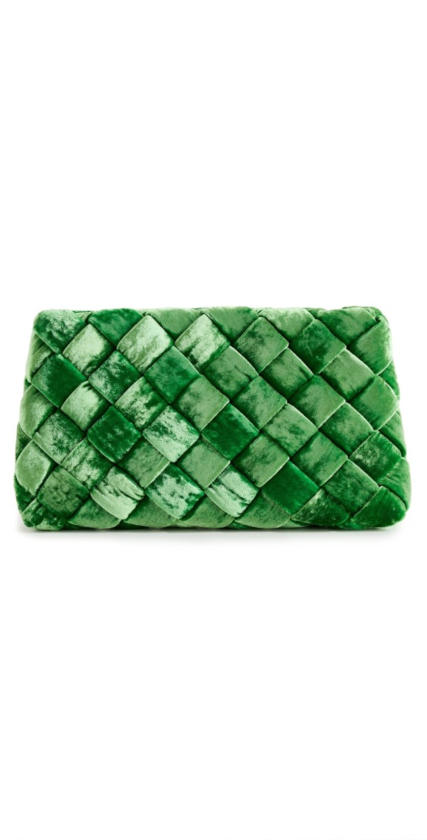 Loeffler Randall Aviva Woven Puff Clutch Cyprus