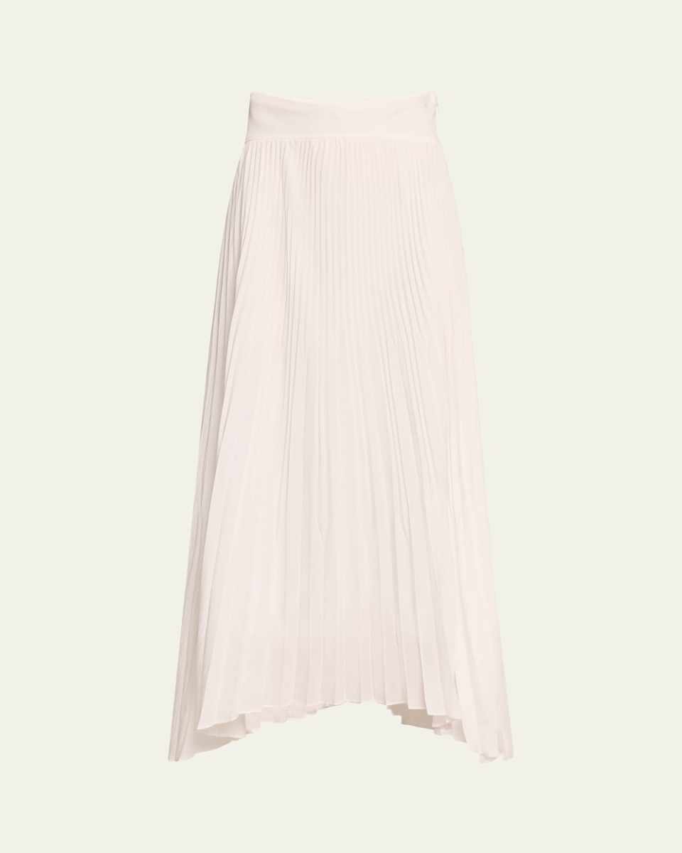 Winifred Pleated Asymmetric Skirt