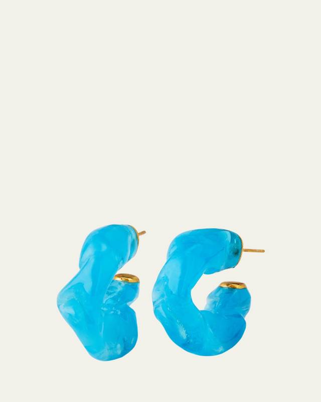 Ruffle Bio-Resin Earrings
