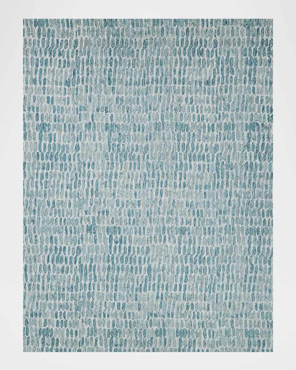 Ink Blot Hand-Tufted Rug, 6' x 9'