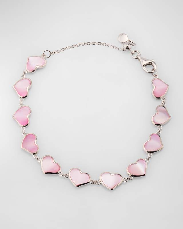 All Around Heart Mother-Of-Pearl Bracelet