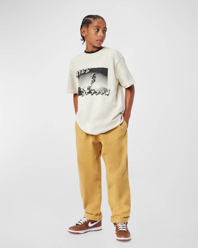 Boy's Amor Straight Pants, Size 4-7