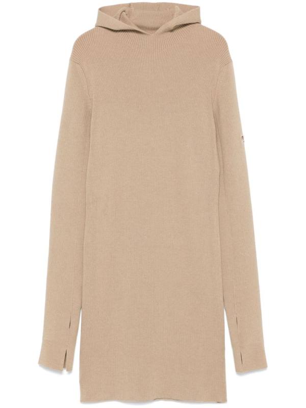 hooded mini dress